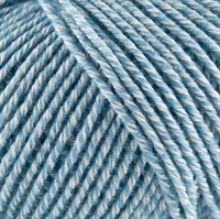 535 Lys Blåmeleret FINO ORG COTTON + MERINO WOOL fra ONION